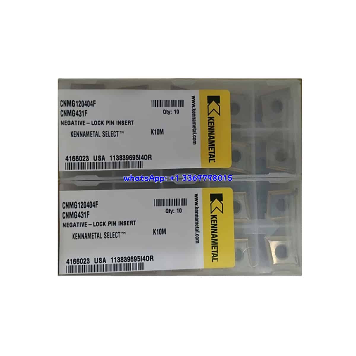 Kennametal 100% Original CNMG120404F K10M Cutting Tools 10PCS