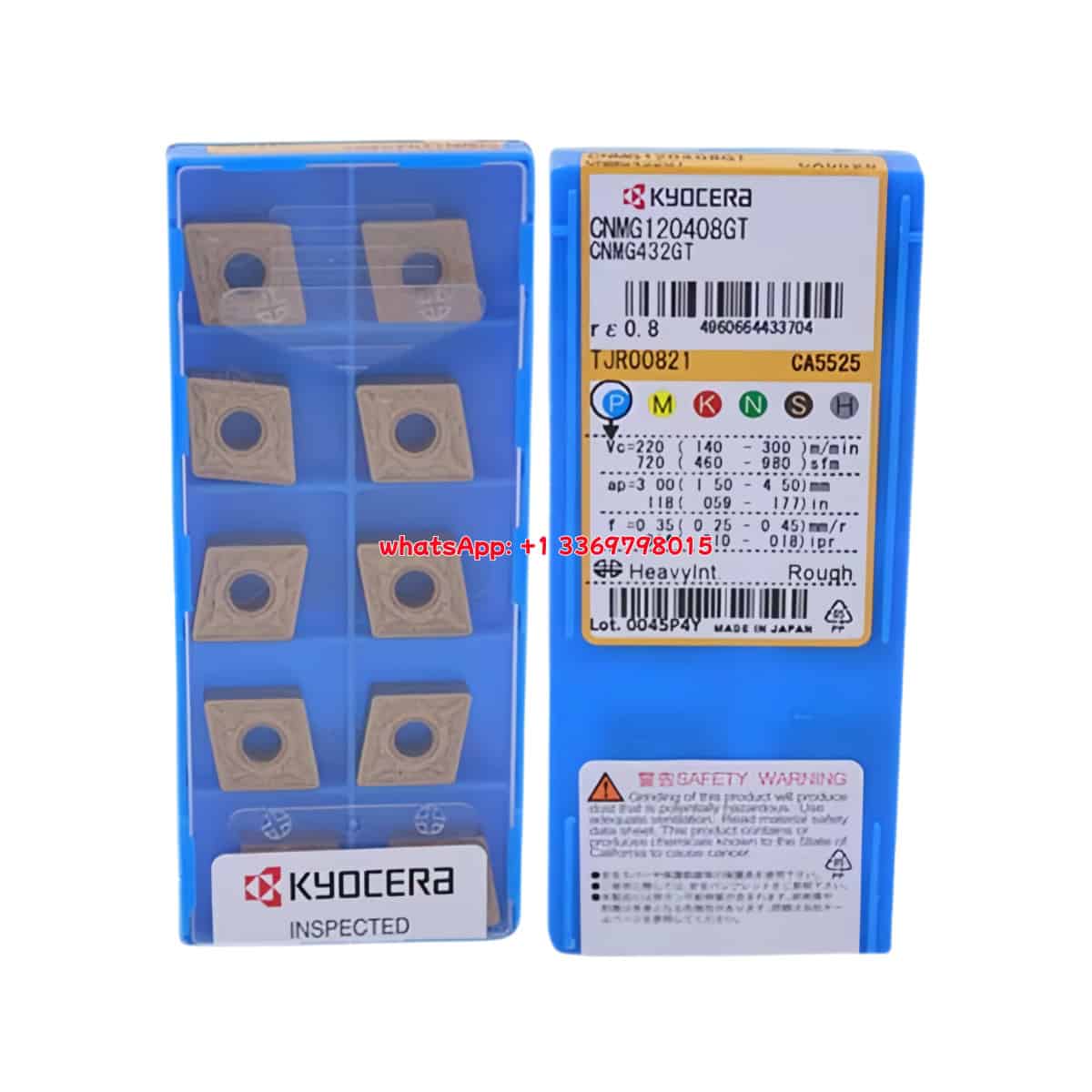 Kyocera 100% Original CNMG120408-GT CA5525 Cutting Tools 10PCS