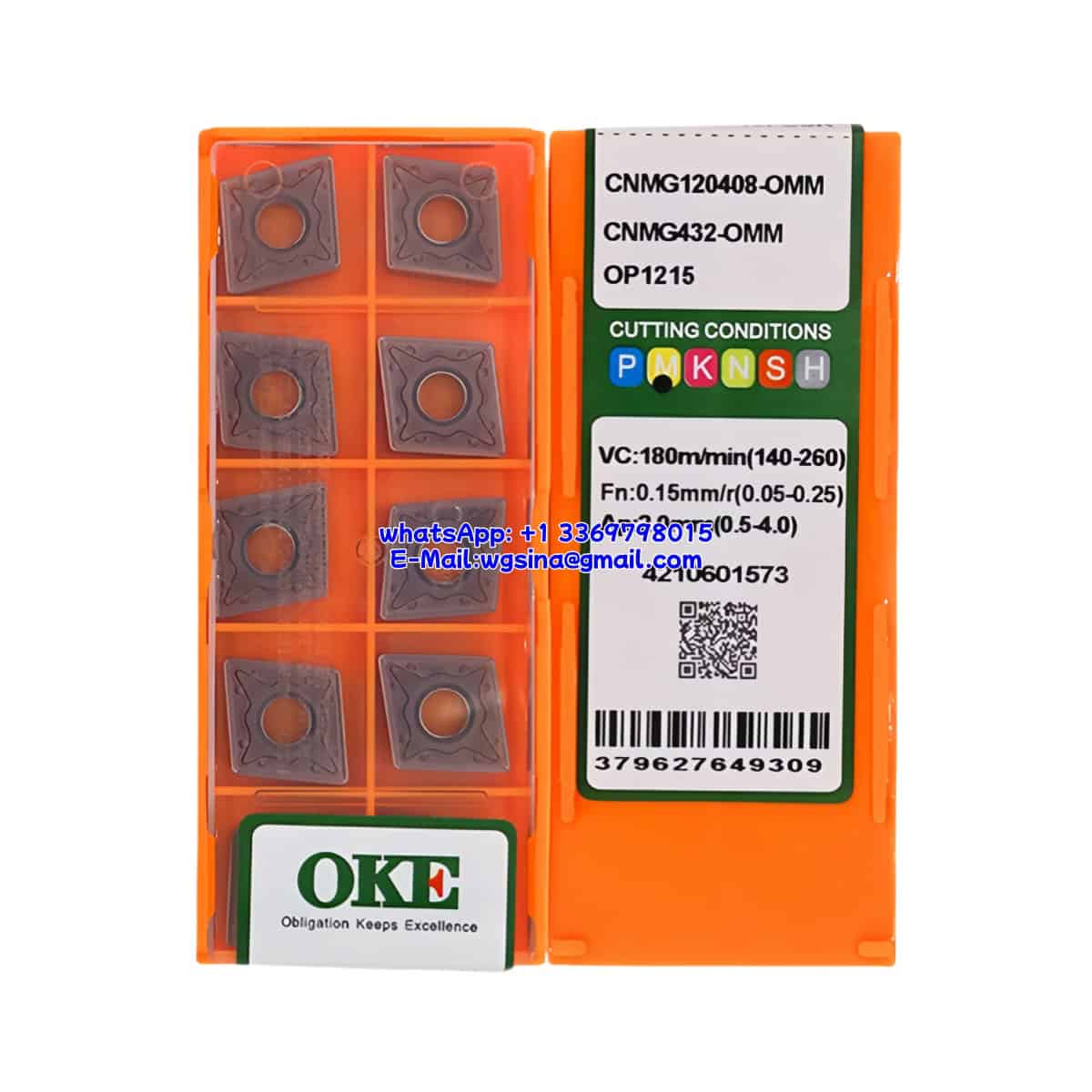 OKE 100% Original CNMG120408-OMM OP1215 Cutting Tools 10PCS
