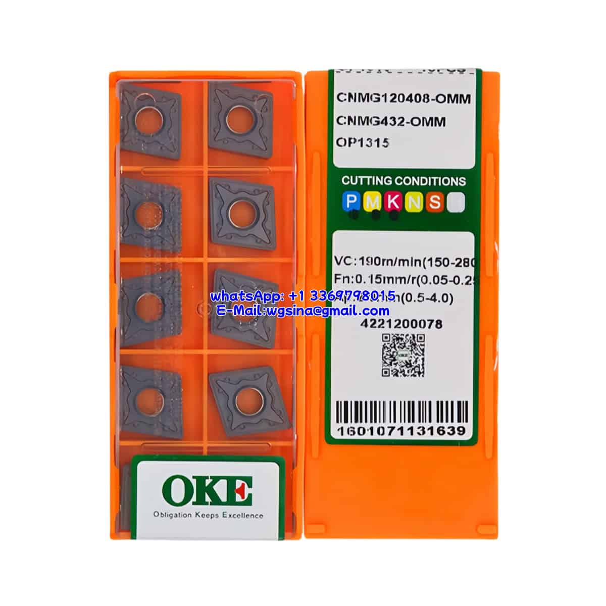 OKE 100% Original CNMG120408-OMM OP1315 Cutting Tools 10PCS