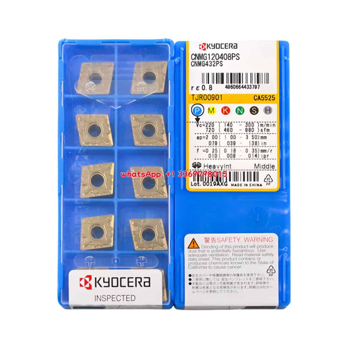 Kyocera 100% Original CNMG120408-PS CA5525 Cutting Tools 10PCS