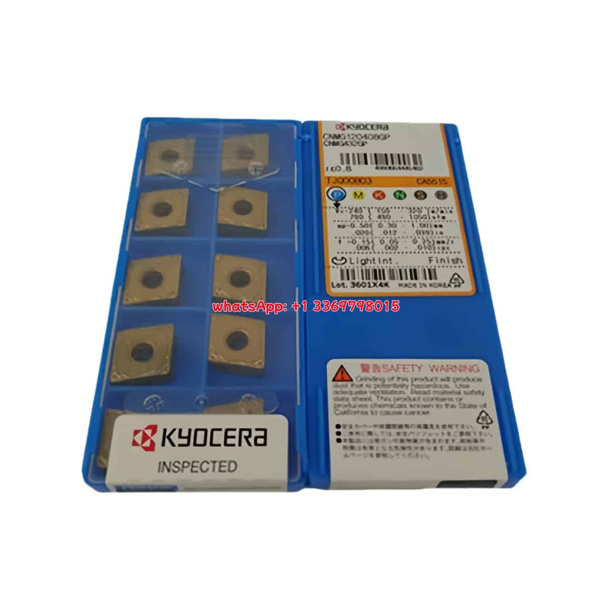 Kyocera 100% Original  Turning Insert CNMG120408-GP CA5515  10pcs