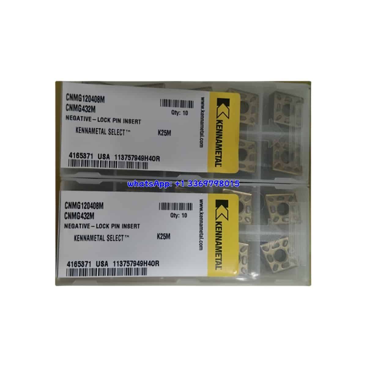 Kennametal 100% Original CNMG120408M K25M Cutting Tools 10PCS