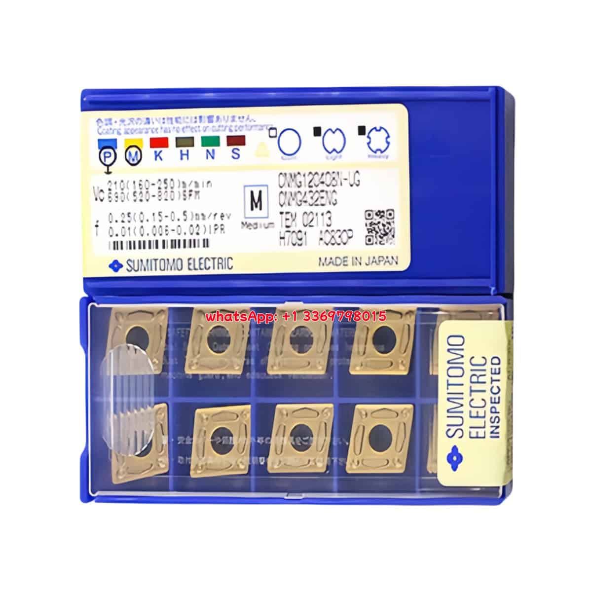 SUMITOMO 100% Original CNMG120408N-UG AC830P Cutting Tools 10PCS