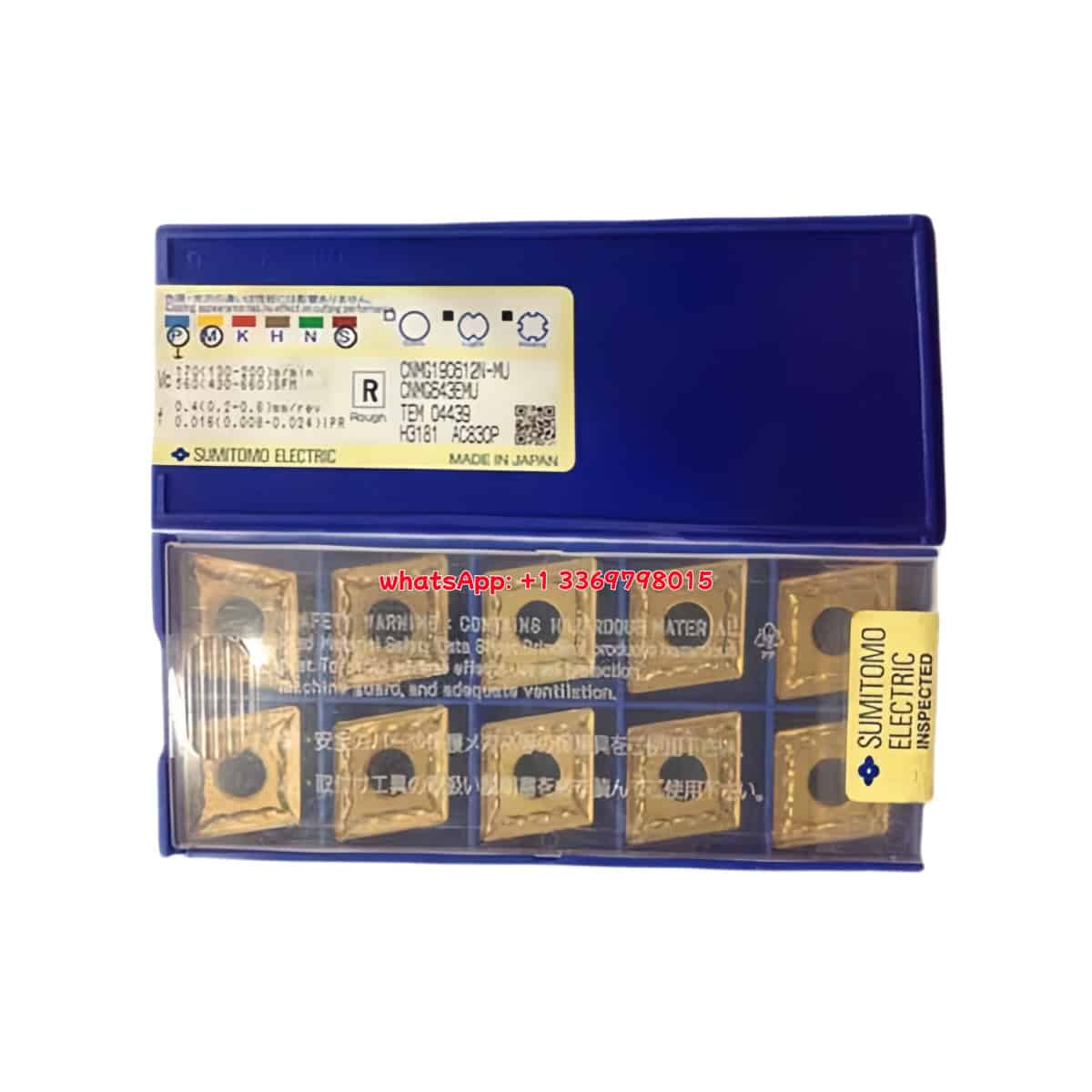 SUMITOMO 100% Original CNMG190612N-MU AC830P Cutting Tools 10PCS