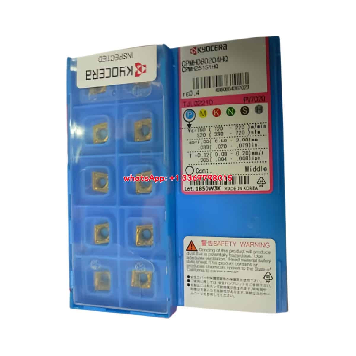 Kyocera 100% Original  Turning Insert CPMH080204-HQ PV7020  10pcs