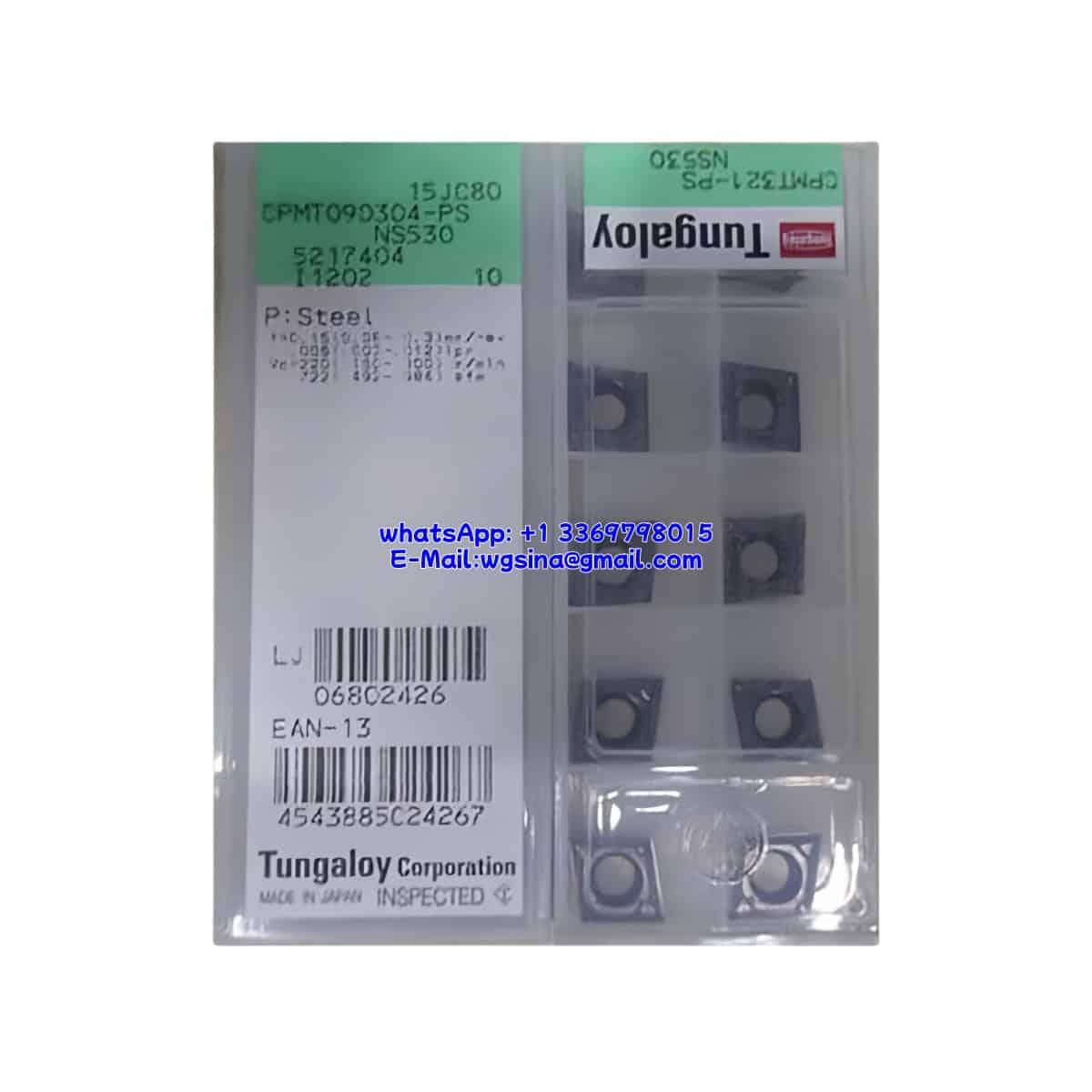 TUNGALOY 100% Original CPMT090304-PS NS530 Cutting Tools 10PCS