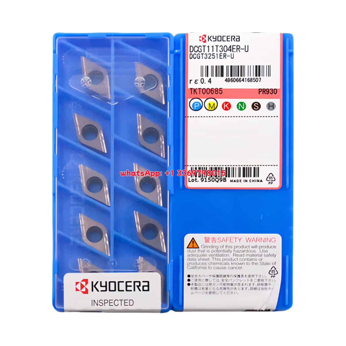 Kyocera 100% Original DCGT11T304ER-U PR930 Cutting Tools 10PCS
