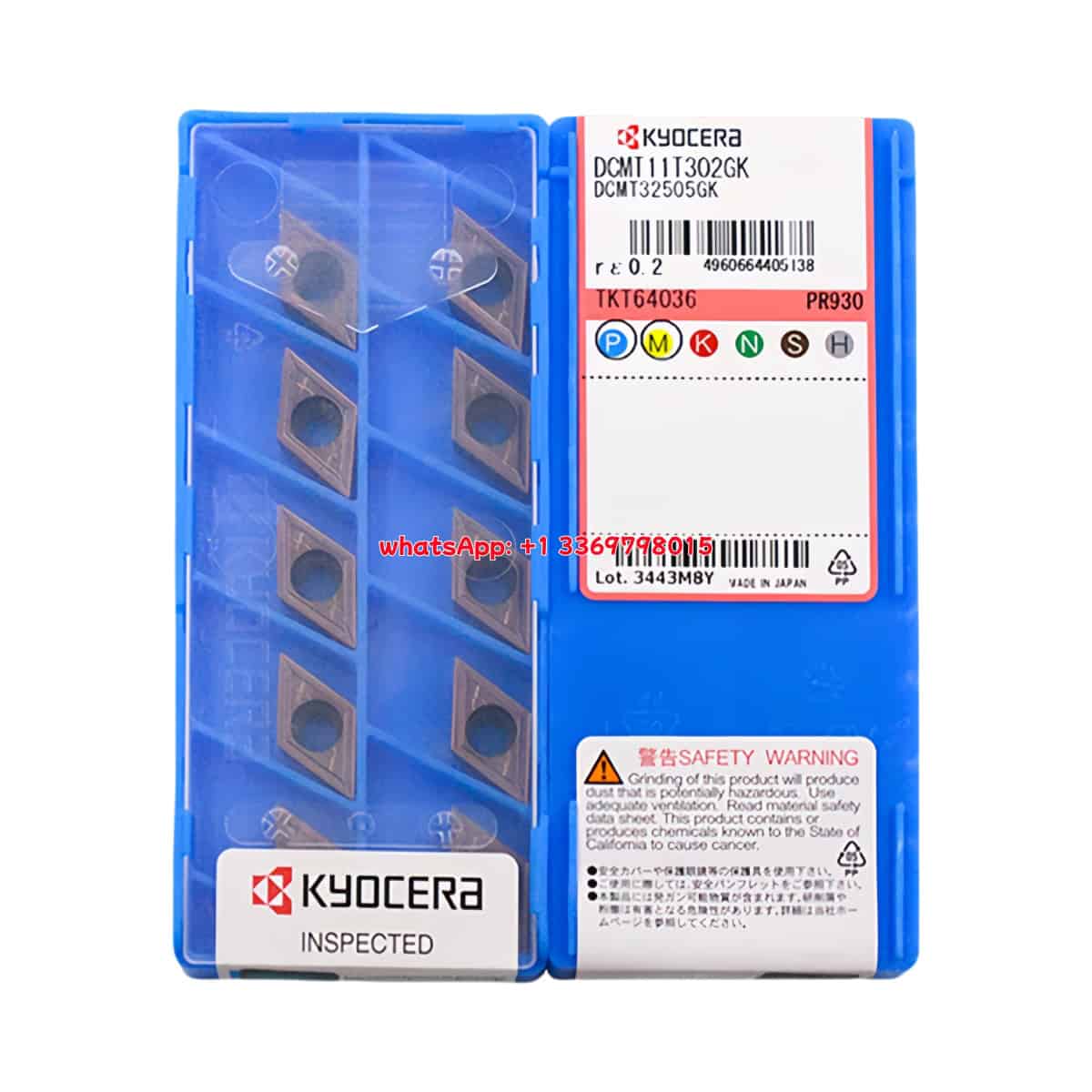 Kyocera 100% Original DCMT11T302-GK PR930 Cutting Tools 10PCS