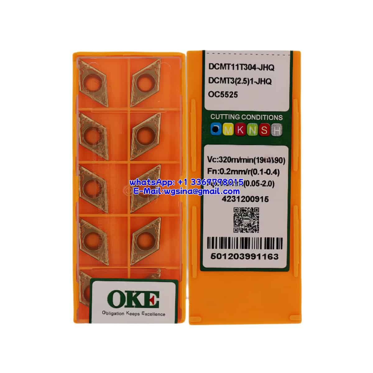 OKE 100% Original DCMT11T304-JHQ OC5525 Cutting Tools 10PCS