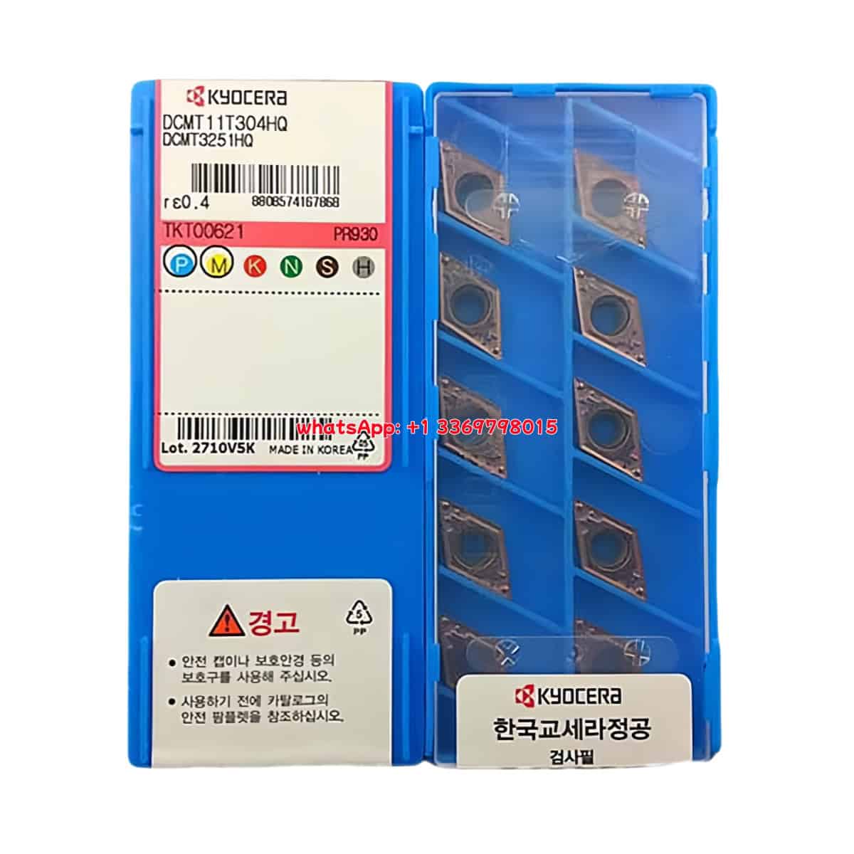 Kyocera 100% Original DCMT11T304HQ PR930 Cutting Tools 10PCS