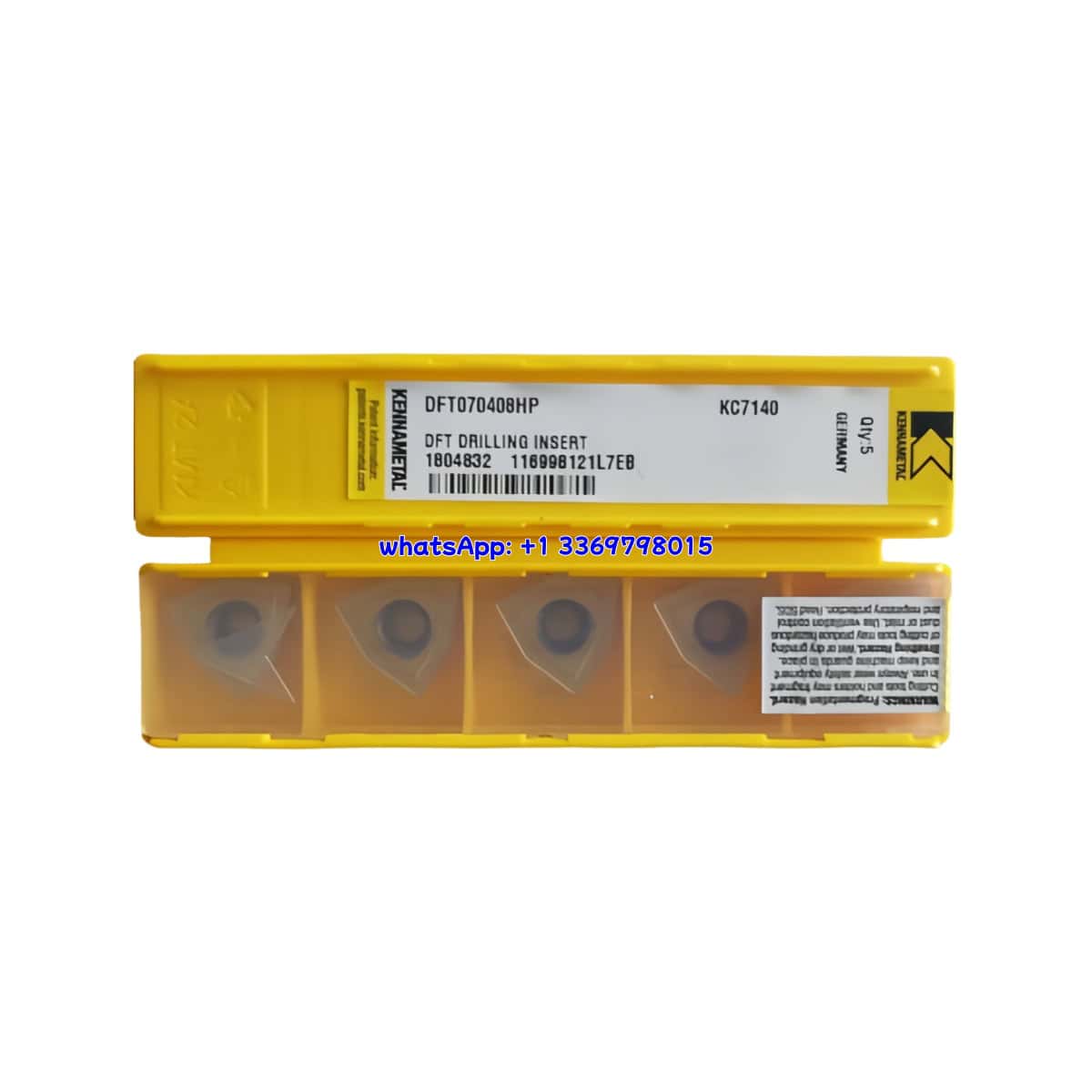 Kennametal 100% Original DFT070408HP KC7140 Cutting Tools 10PCS