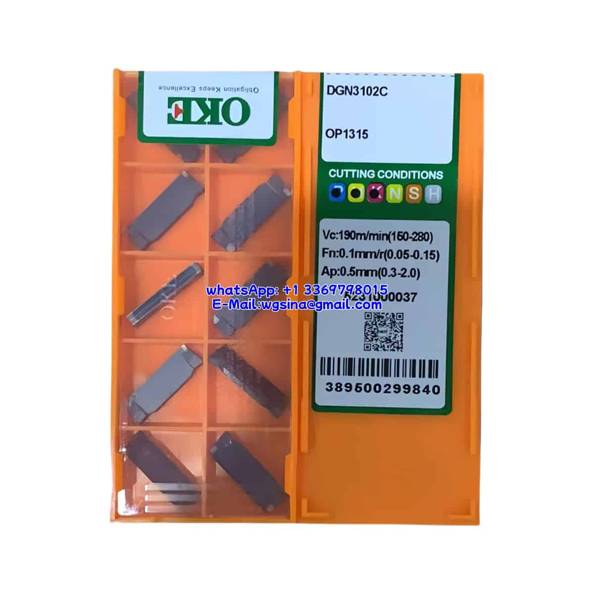 OKE 100% Original DGN3102C OP1315 Cutting Tools 10PCS