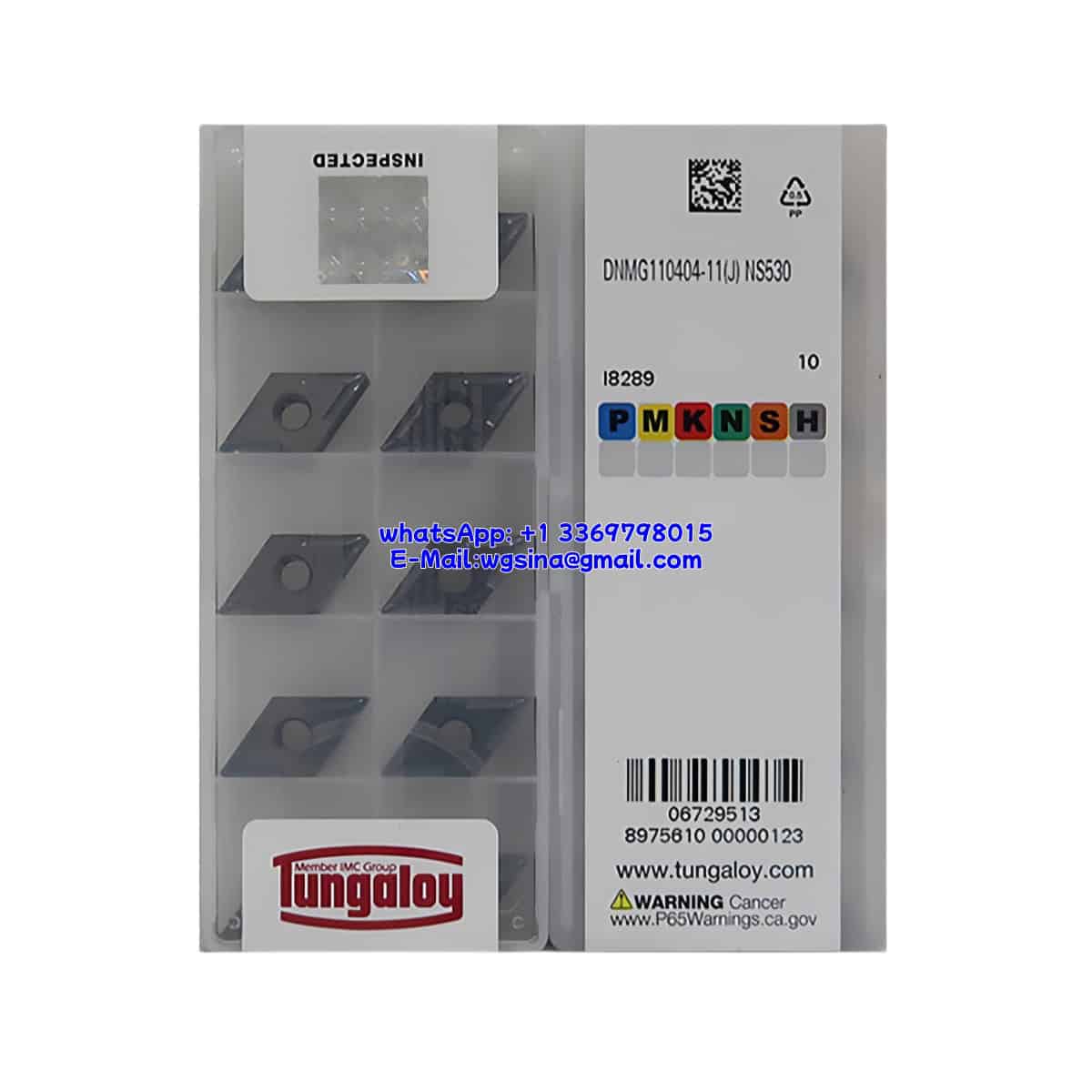 TUNGALOY 100% Original DNMG110404-11 NS530 Cutting Tools 10PCS