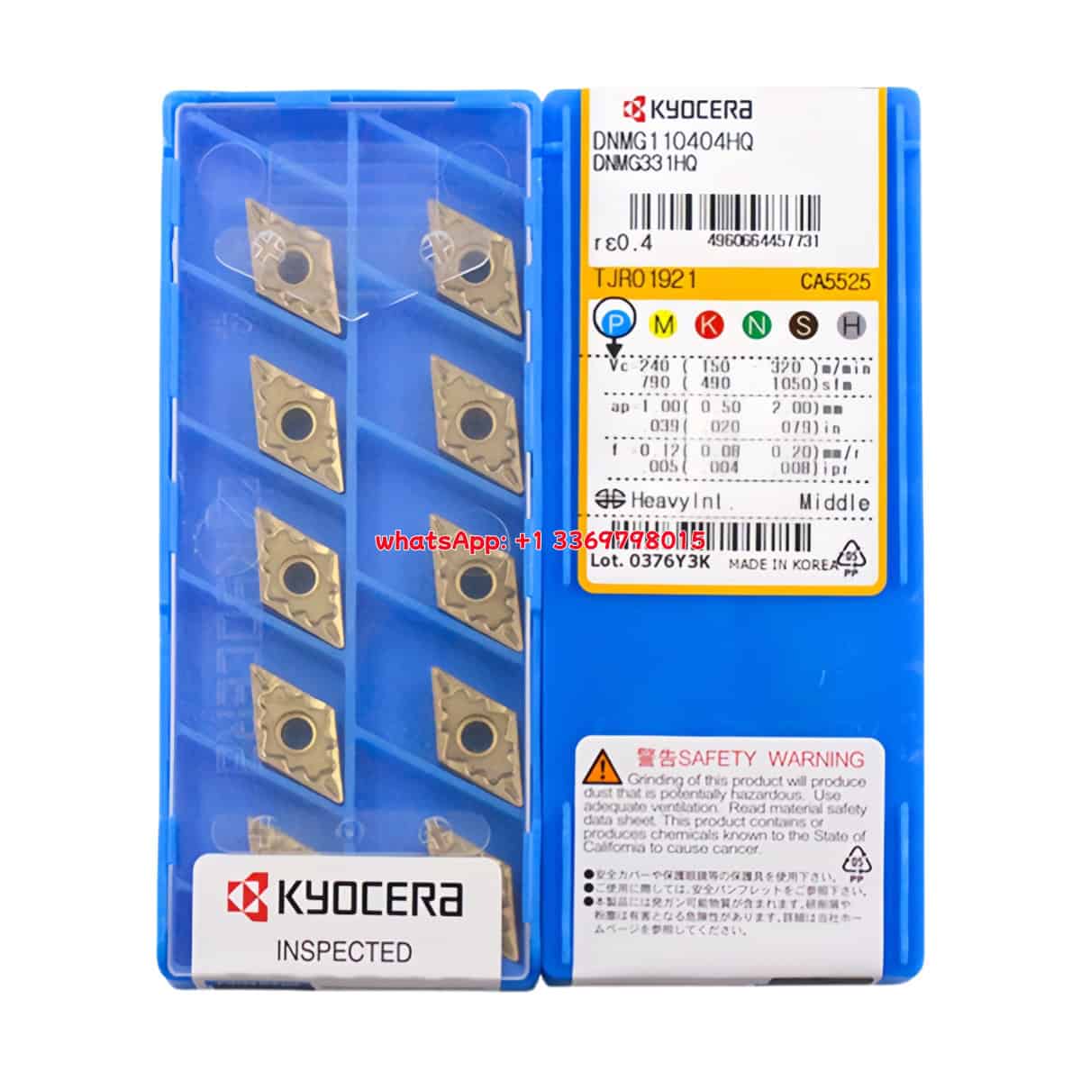 Kyocera 100% Original DNMG110404-HQ CA5525 Cutting Tools 10PCS