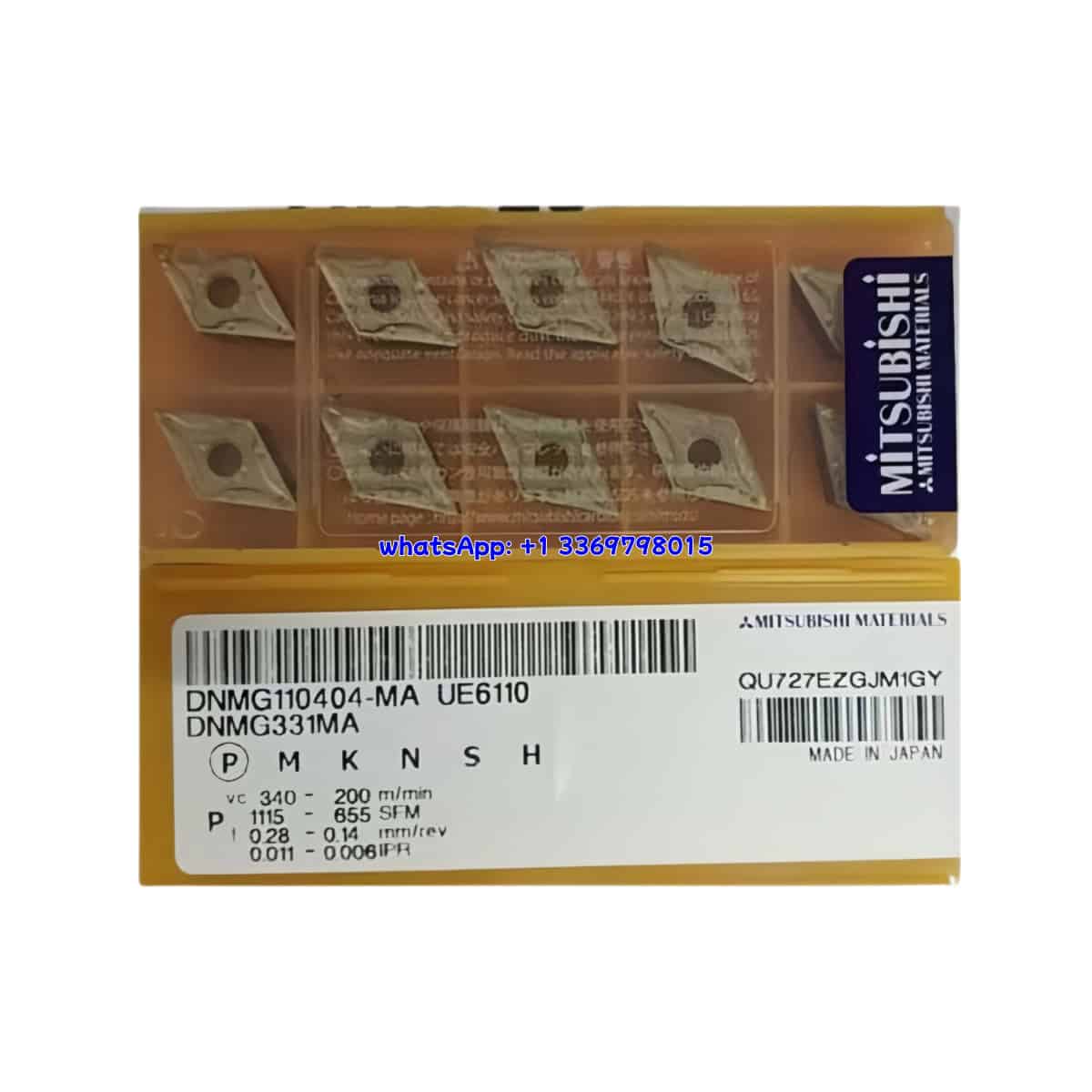 Mitsubishi 100% Original DNMG110404-MA UE6110 Cutting Tools 10PCS