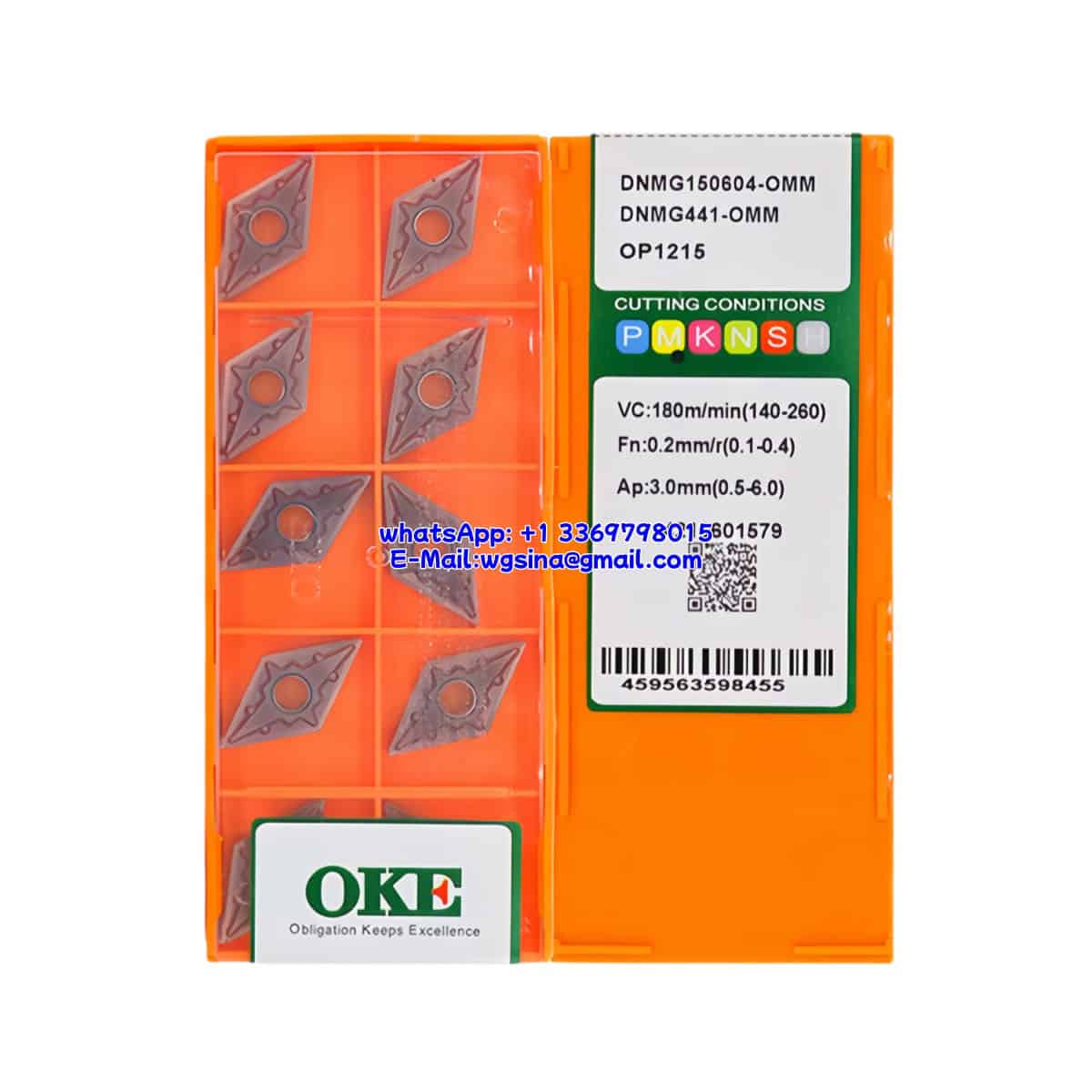 OKE 100% Original DNMG150604-OMM OP1215 Cutting Tools 10PCS