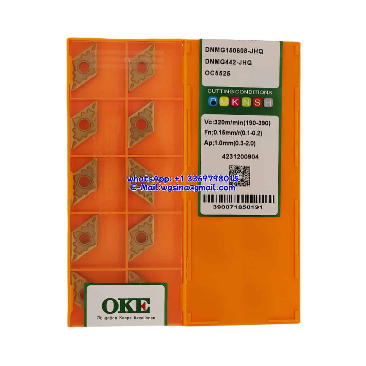 OKE 100% Original DNMG150608-JHQ OC5525 Cutting Tools 10PCS