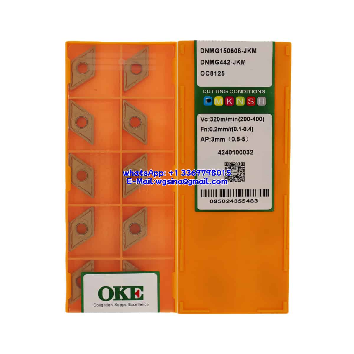 OKE 100% Original DNMG150608-JKM OC8125 Cutting Tools 10PCS