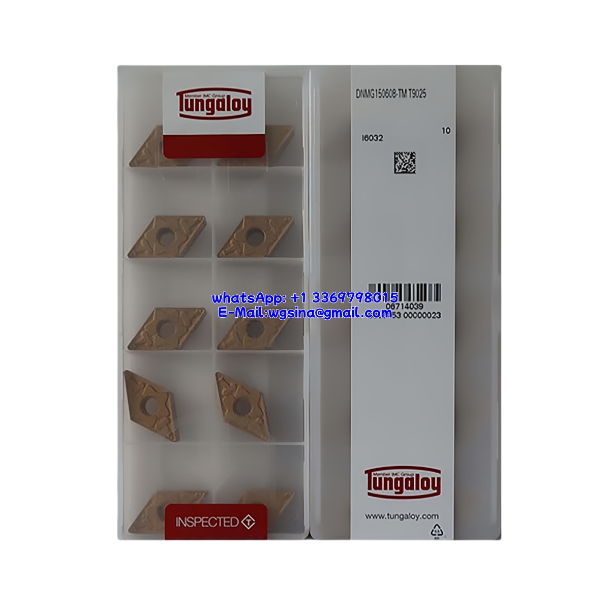 TUNGALOY 100% Original DNMG150608-TM T9025 Cutting Tools 10PCS