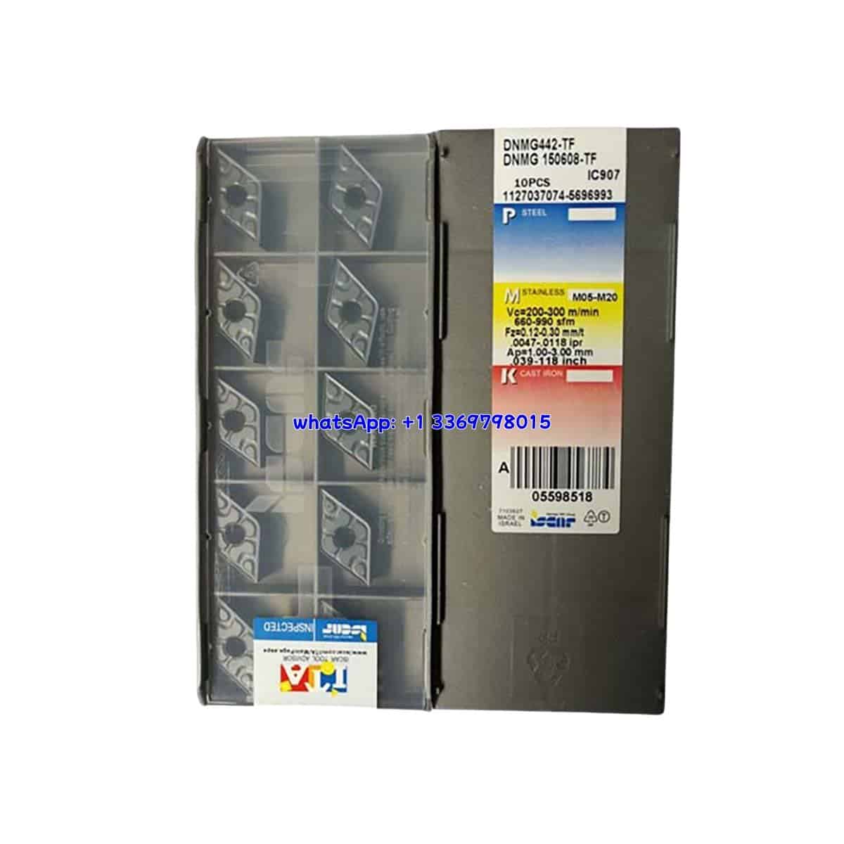 Iscar 100% Original DNMG 150608-TF IC907 Turning Insert 10PCS