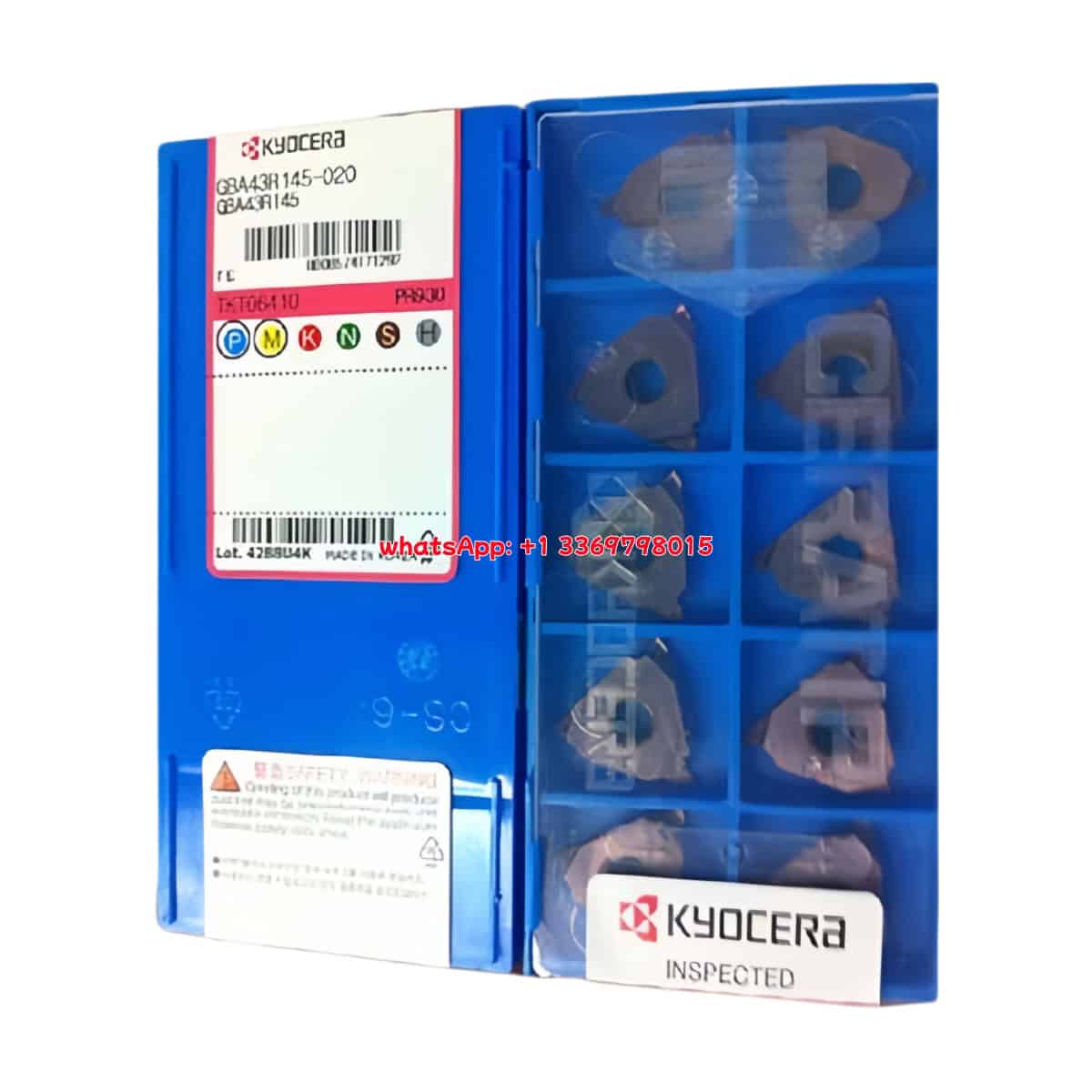 Kyocera 100% Original  Groove Insert GBA43R100-050 RPR930  10pcs