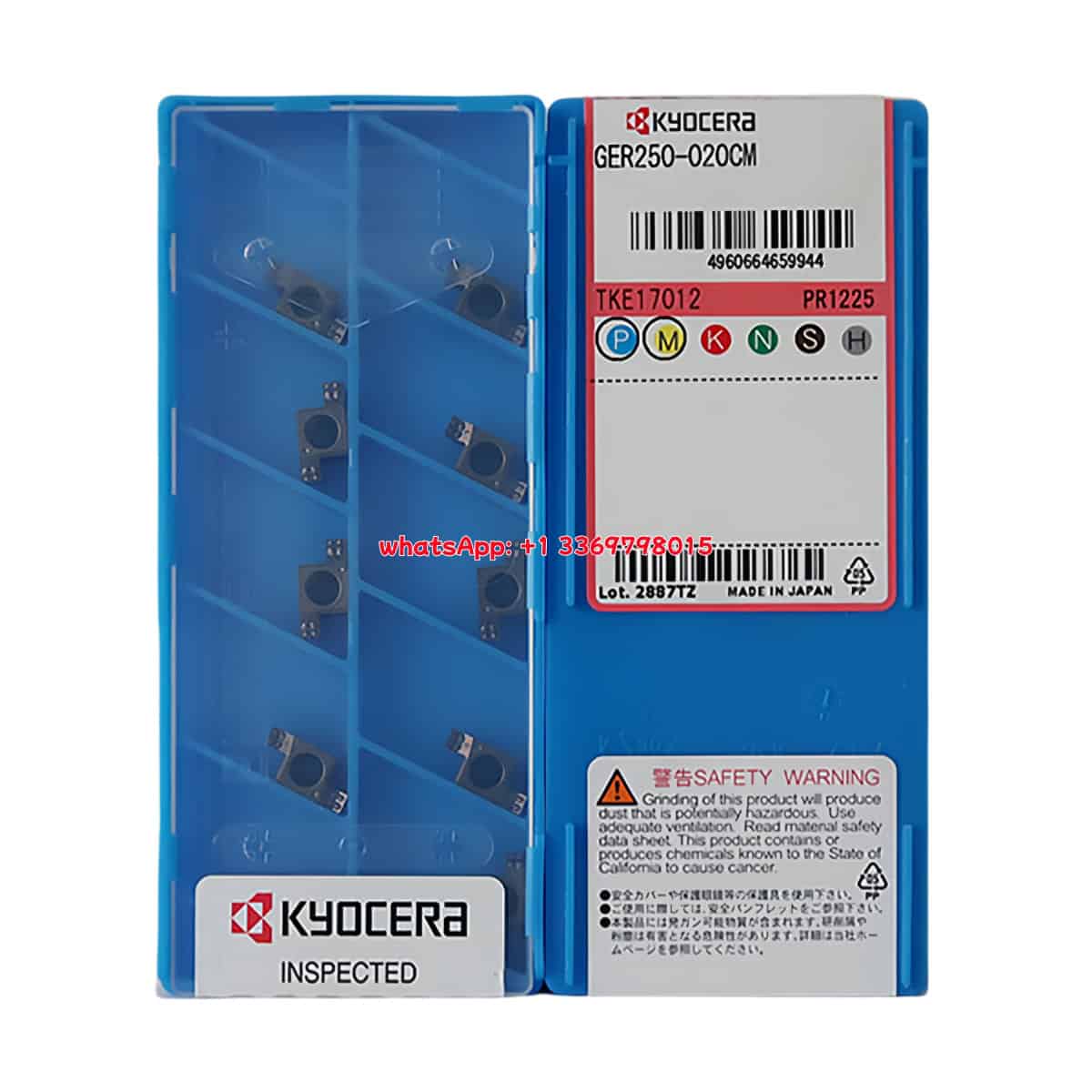 Kyocera 100% Original GER250-020CM PR1225 Cutting Tools 10PCS