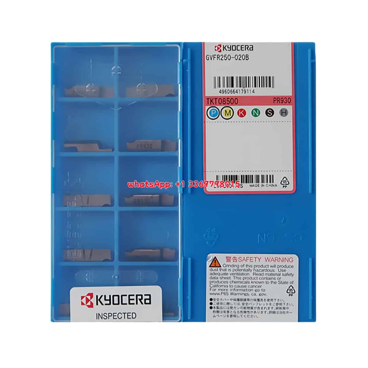 Kyocera 100% Original GVFR250-020B PR930 Cutting Tools 10PCS