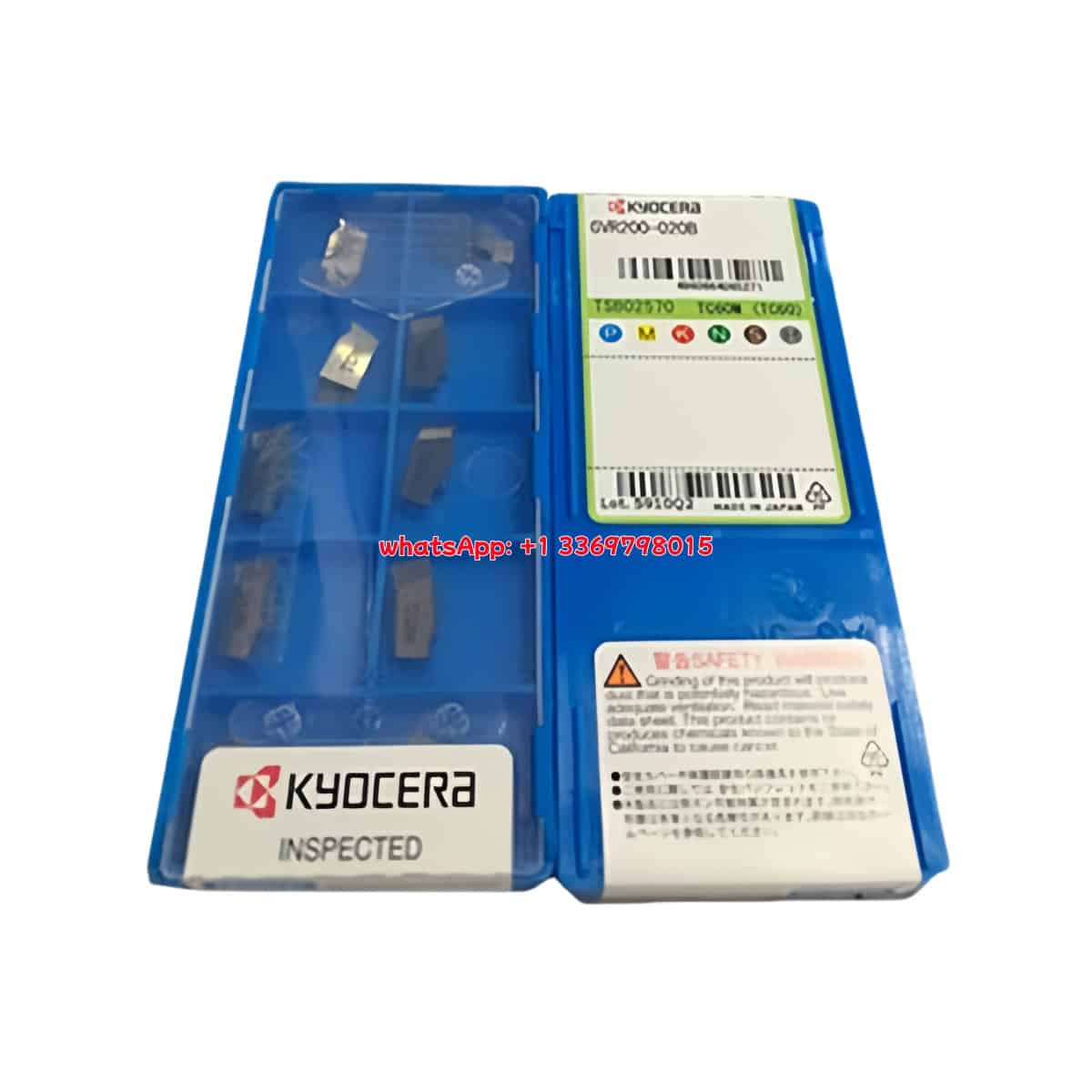 Kyocera 100% Original GVR200-020B TC60M Cutting Tools 10PCS