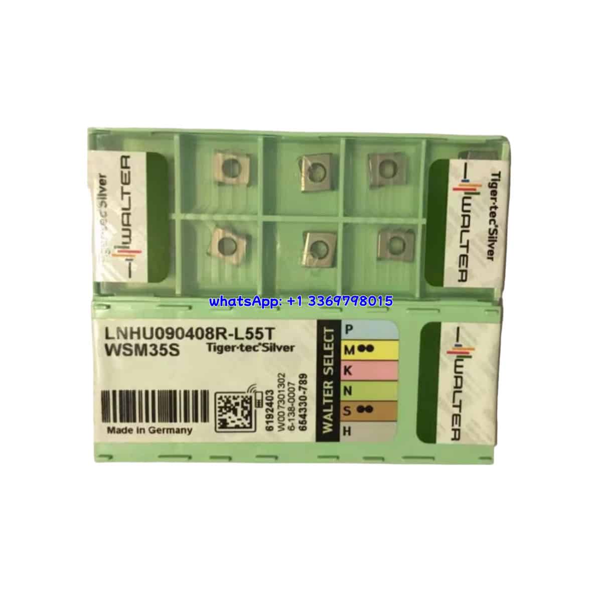 WALTER 100% Original LNHU090408R-L55T WSM35S Turning Insert 10PCS