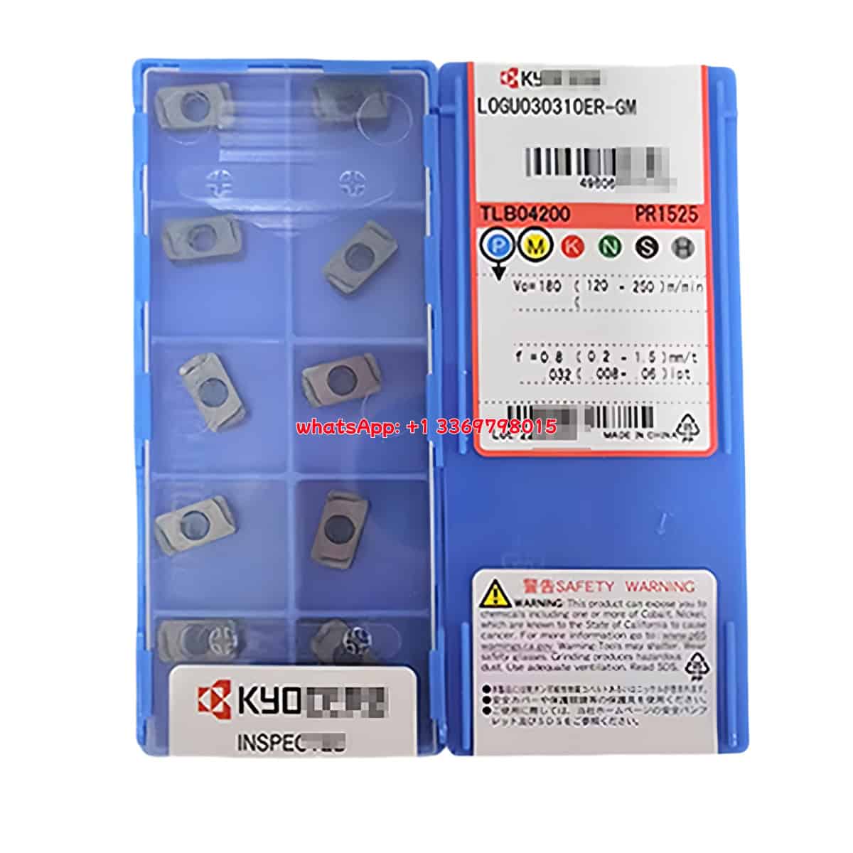 Kyocera 100% Original LOGU030310ER-GM PR1525 Cutting Tools 10PCS