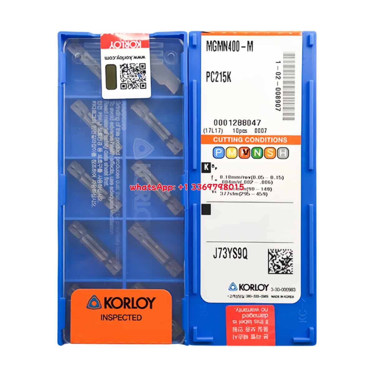 Korloy 100% Original  Groove Insert MGMN400-M PC230  10pcs