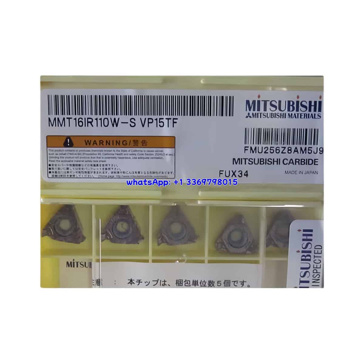 Mitsubishi 100% Original MMT16IR110W-S VP15TF Cutting Tools 10PCS