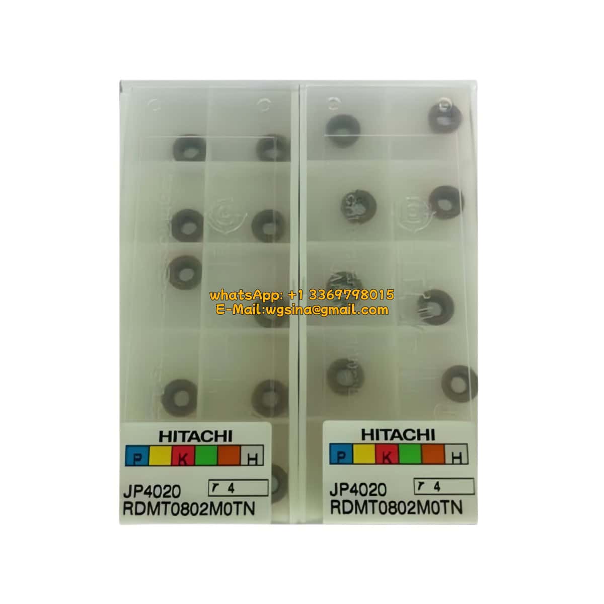 HITACHI 100% Original RDMT0802MOTN JP4020 Cutting Tools 10PCS