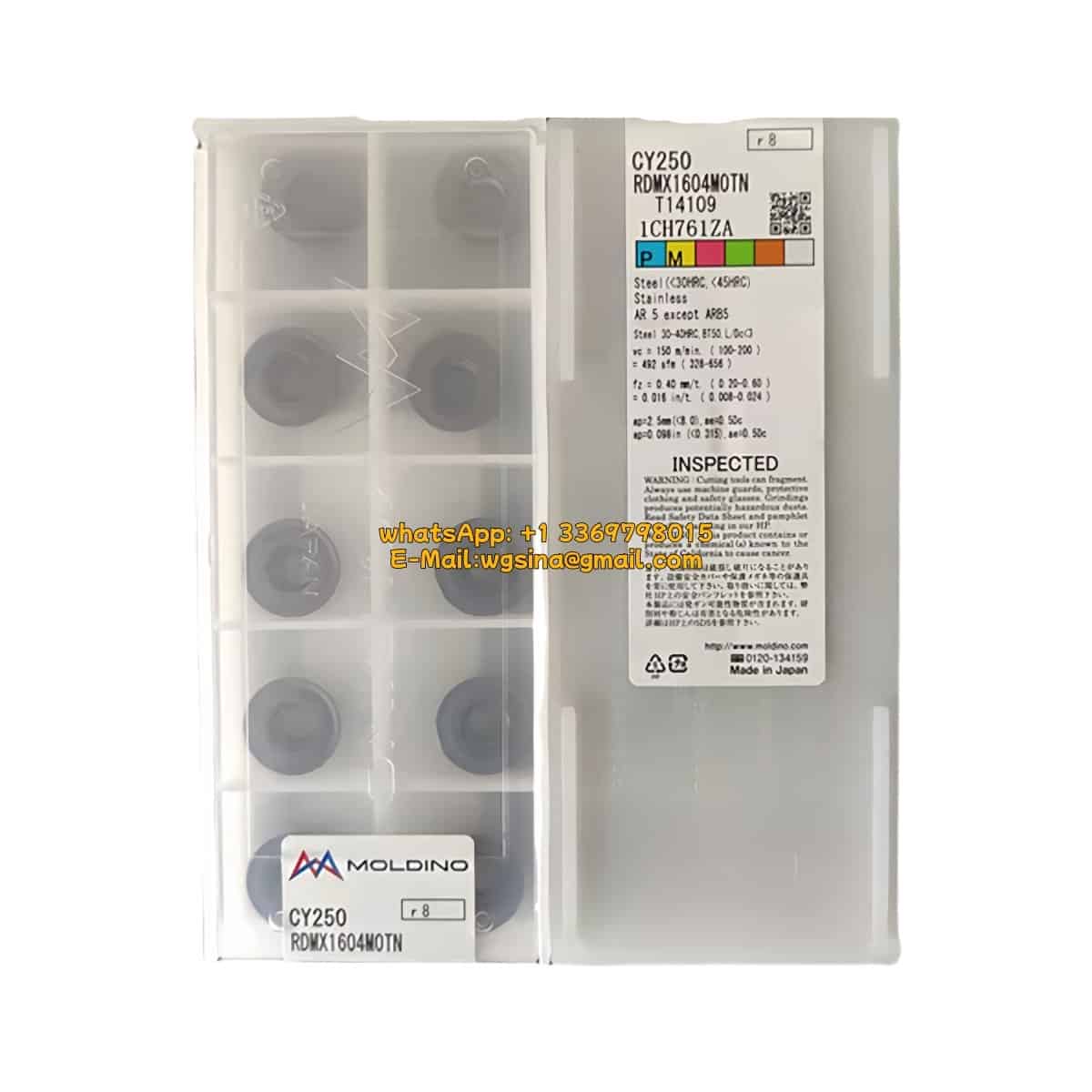 HITACHI 100% Original RDMX1604MOTN CY250 Cutting Tools 10PCS
