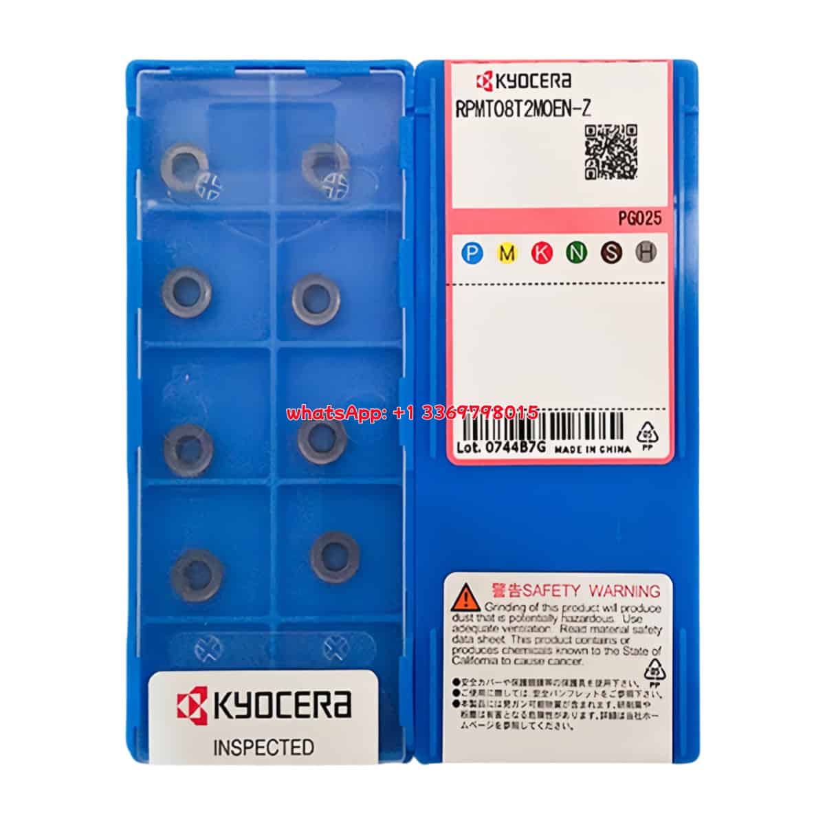 Kyocera 100% Original RPMT08T2MOEN-Z PG025 Cutting Tools 10PCS