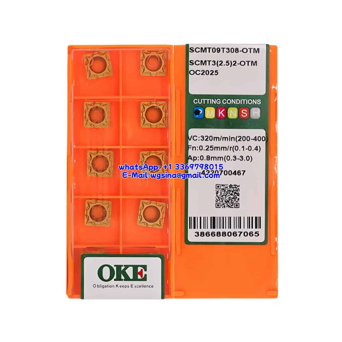 OKE 100% Original SCMT09T308-OTM OC2025 Cutting Tools 10PCS