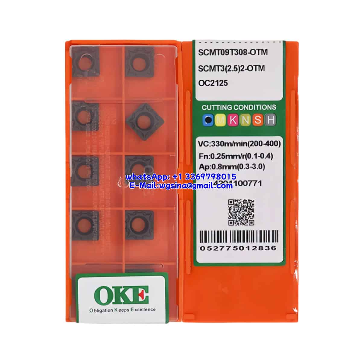 OKE 100% Original SCMT09T308-OTM OC2125 Cutting Tools 10PCS