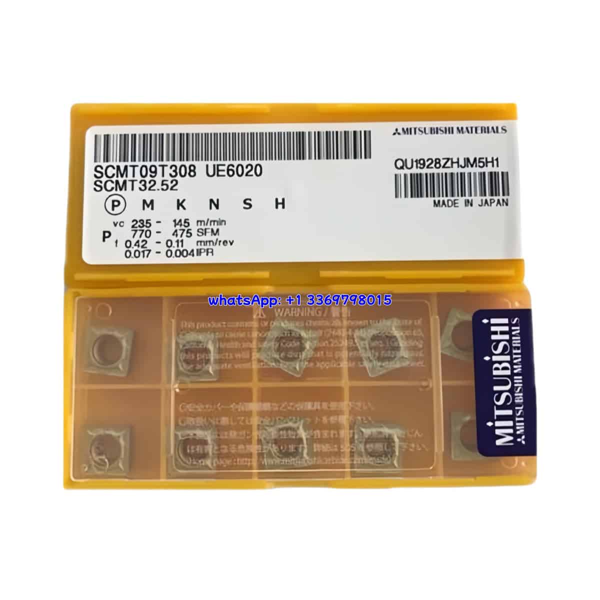Mitsubishi 100% Original SCMT09T308 UE6020 Cutting Tools 10PCS