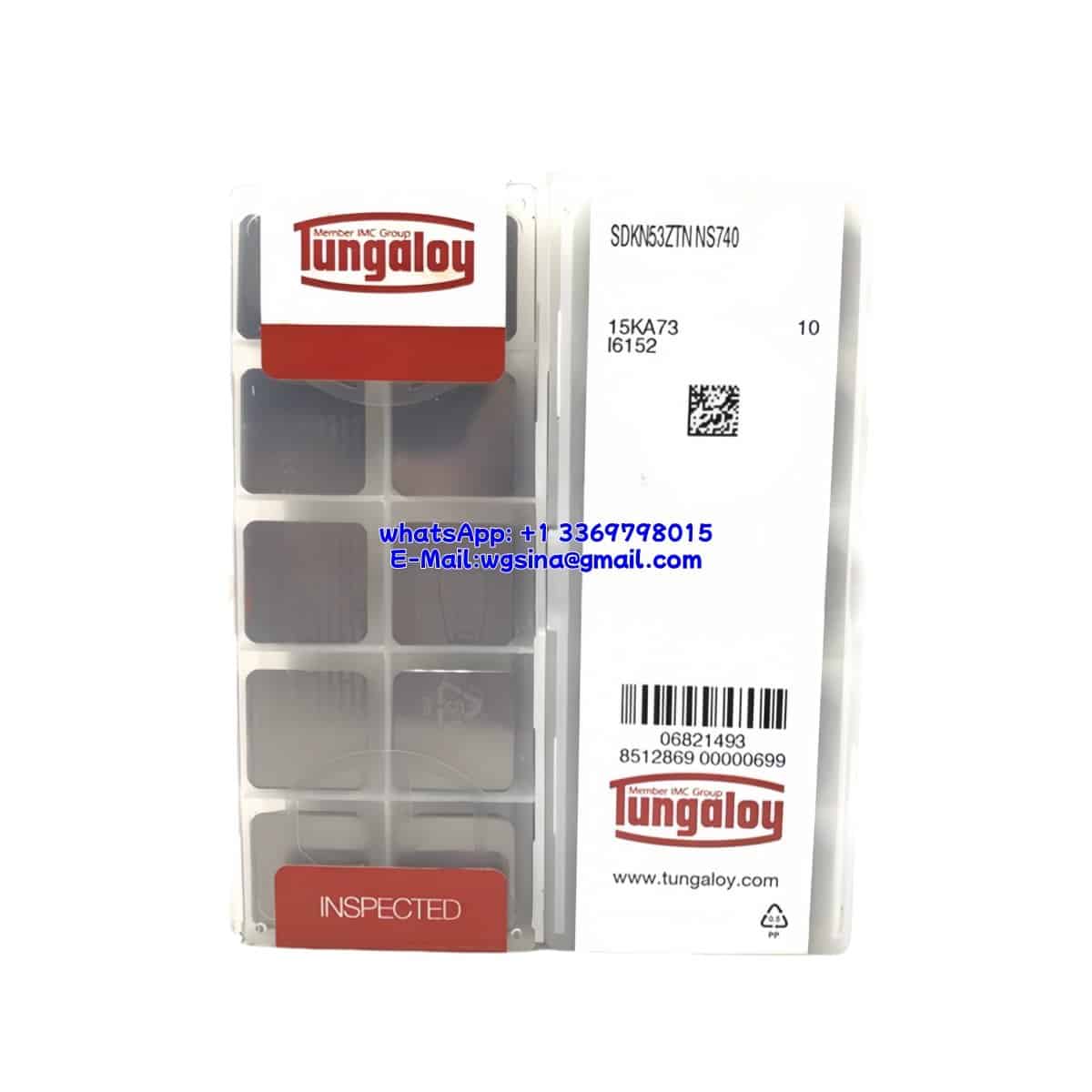 TUNGALOY 100% Original SDKN53ZTN NS740 Cutting Tools 10PCS