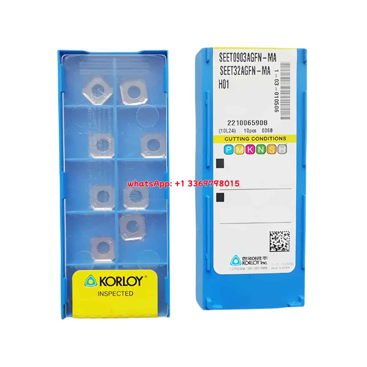 Korloy 100% Original SEET0903AGFN-MA H01 Cutting Tools 10PCS