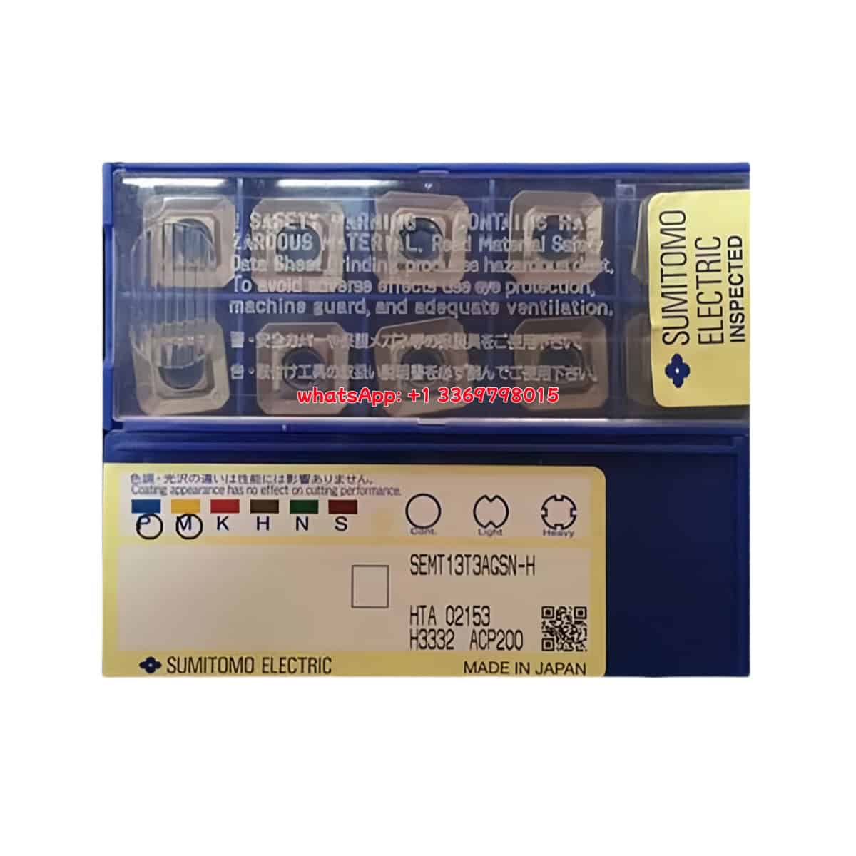 SUMITOMO 100% Original SEMT13T3AGSN-H ACP200 Cutting Tools 10PCS