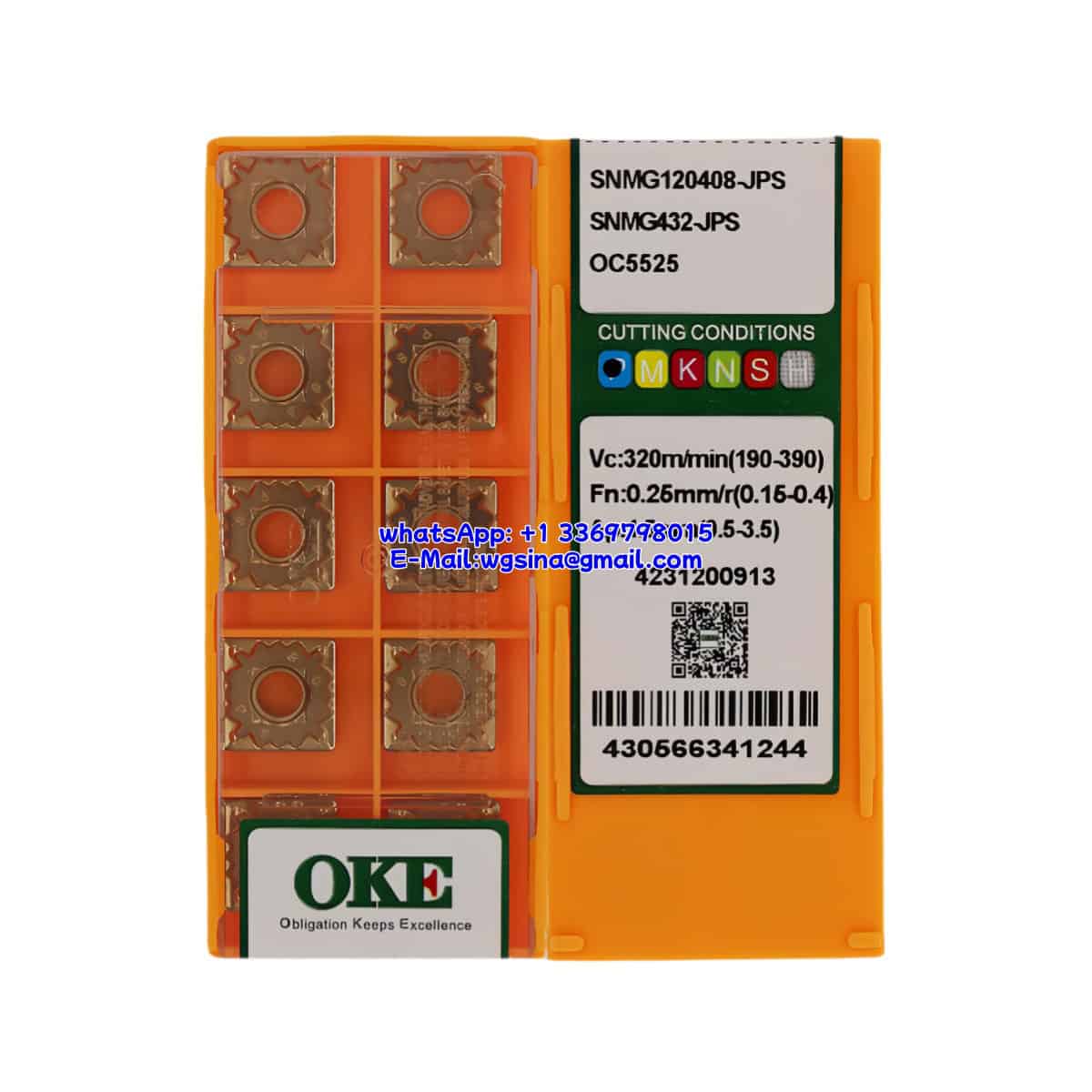 OKE 100% Original SNMG120408-JPS OC5525 Cutting Tools 10PCS