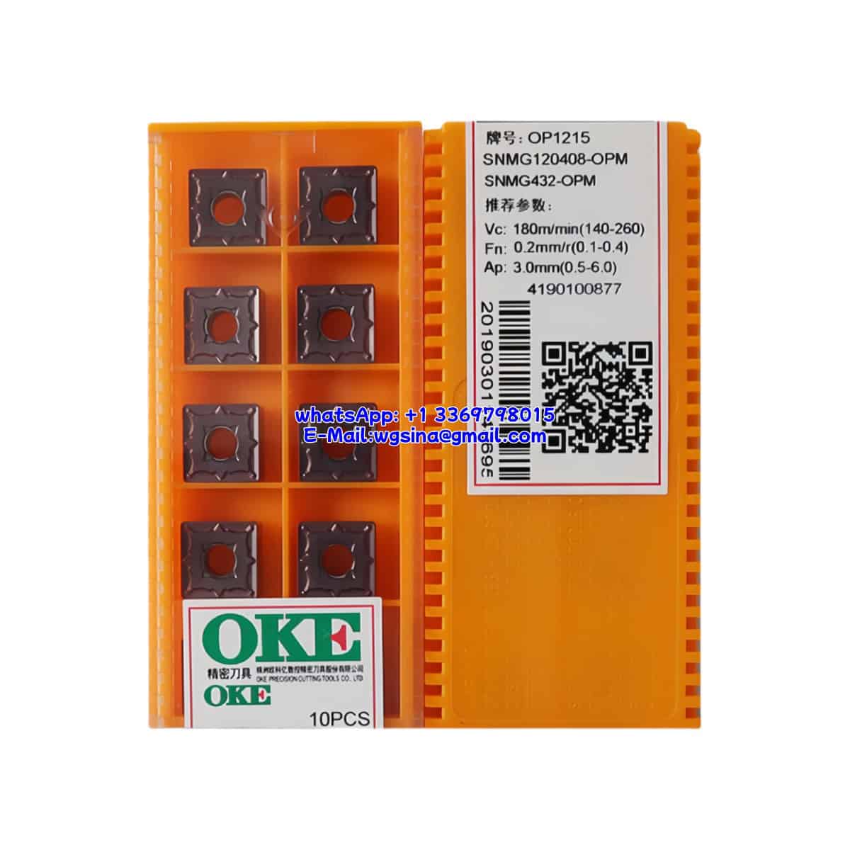 OKE 100% Original SNMG120408-OPM OP1215 Cutting Tools 10PCS