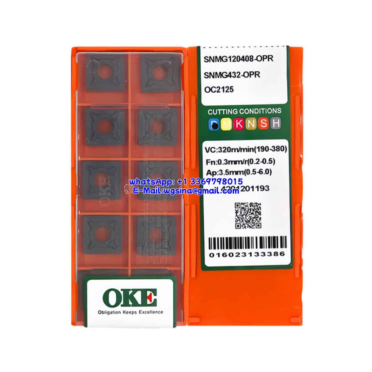 OKE 100% Original SNMG120408-OPR OC2125 Cutting Tools 10PCS