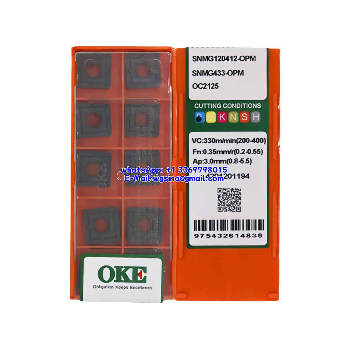 OKE 100% Original SNMG120412-OPM OC2125 Cutting Tools 10PCS