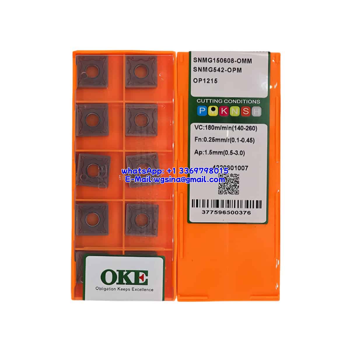 OKE 100% Original SNMG150608-OMM OP1215 Cutting Tools 10PCS