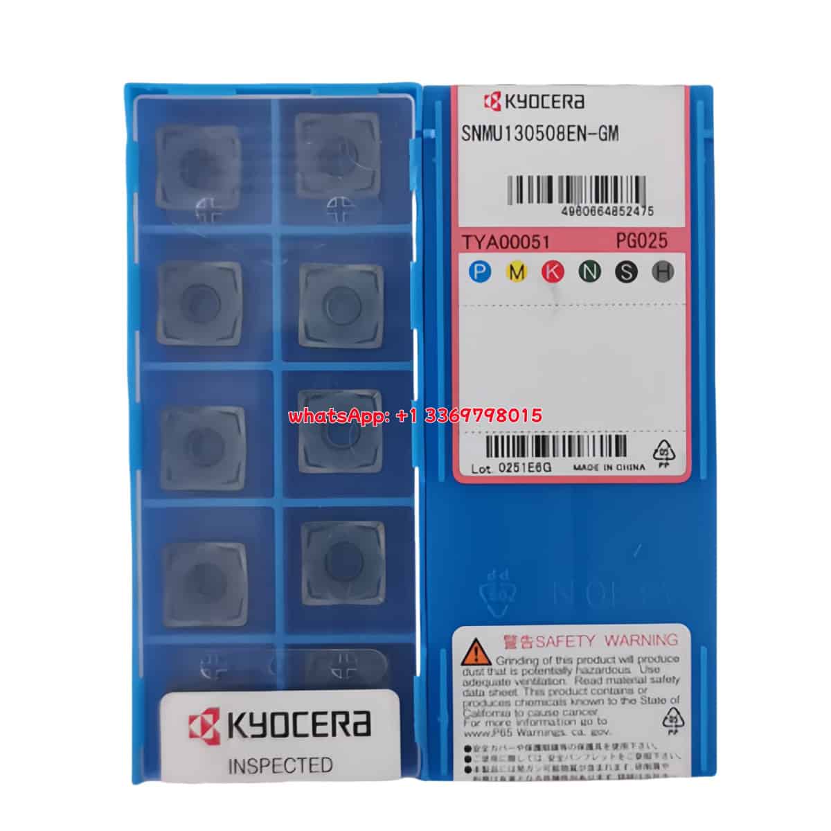 Kyocera 100% Original SNMU130508EN-GM PG025 Cutting Tools 10PCS