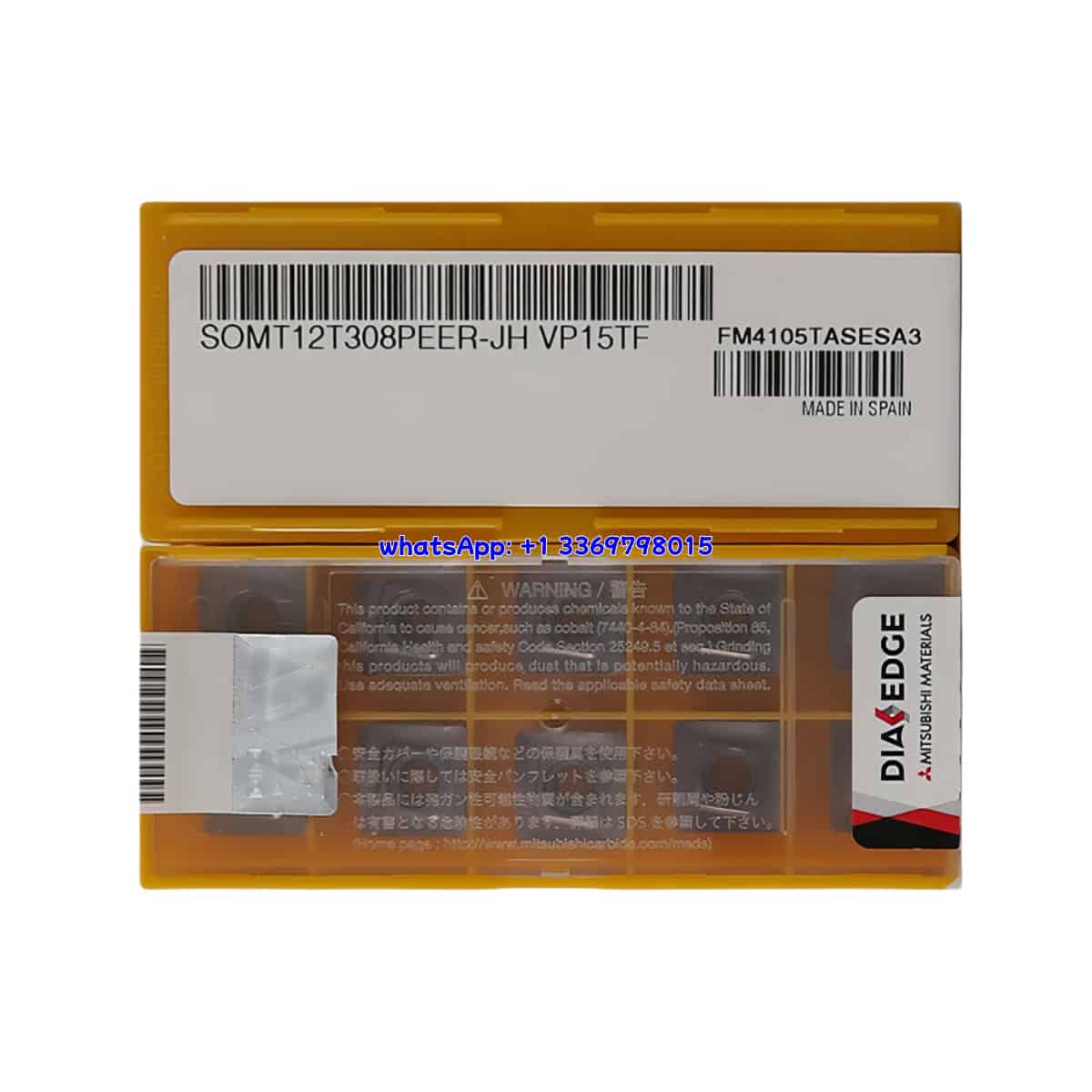 Mitsubishi 100% Original SOMT12T308PEER-JH VP15TF Cutting Tools 10PCS