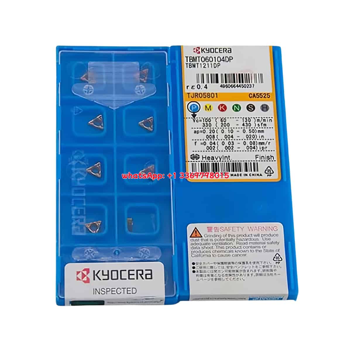 Kyocera 100% Original TBMT060104DP CA5525 Cutting Tools 10PCS